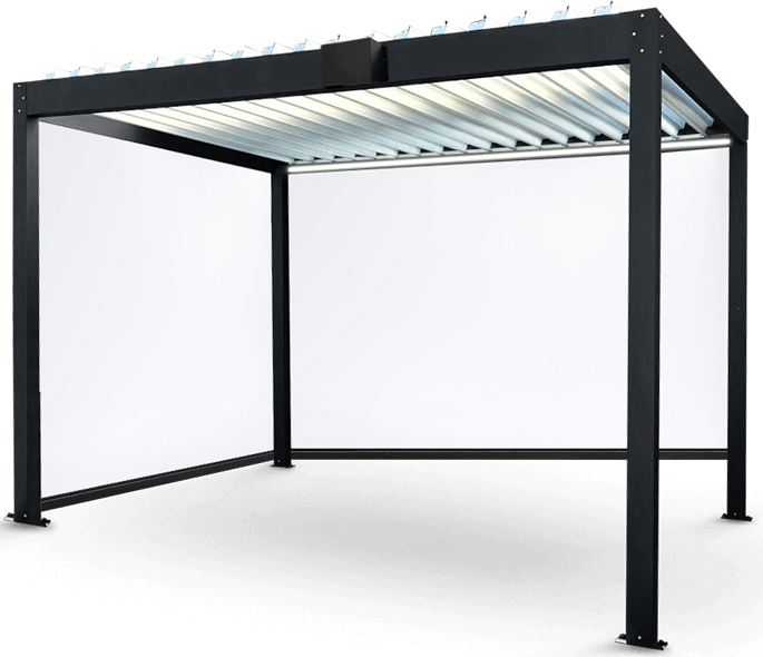 ระบบระบายน้ำ Pergola Louvered ทำงานอย่างไร？