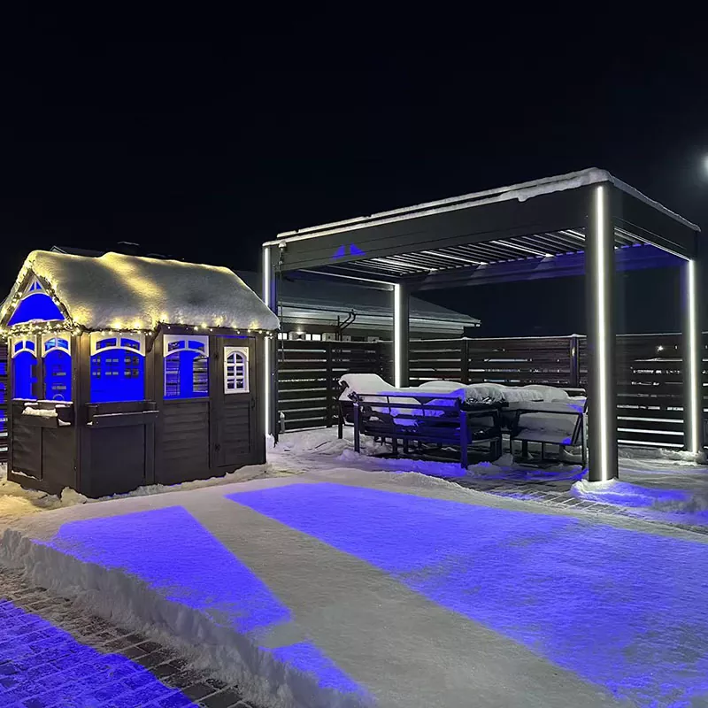 สโนว์โหลดอลูมิเนียม Pergola