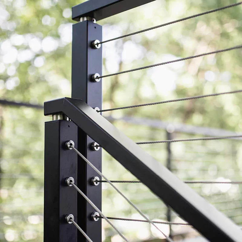 ราวบันไดสายเคเบิล SS