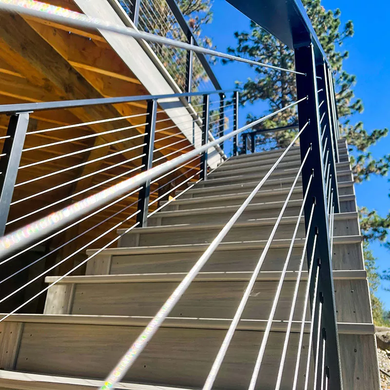 ราวจับลวดสำหรับบันได